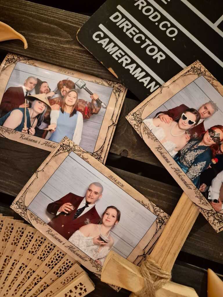 Co może znaleźć się na wydrukach z fotobudki? Pomysły na wesele i event